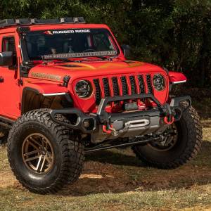 Rugged Ridge - Rugged Ridge Venator Front Bumper, W/Overrider & Winch Tray, 18-20 JL, 20-21 Gladiator JT 11549.41 - Image 4