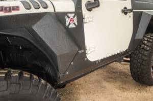 Rugged Ridge - Rugged Ridge Body Armor Cladding, Rocker Panel Guard, Steel; 07-18 Jeep Wrangler JK 11615.11 - Image 3