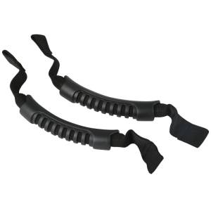 Rugged Ridge - Rugged Ridge Grab Handle Kit, Front, Headrest Mounted, Blk; 07-21 Wrangler / 20-21 Gladiator 13305.10 - Image 2