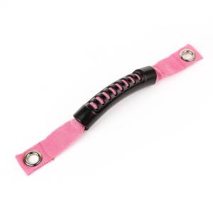 Rugged Ridge Grab Handle, A-Pillar Mounted, Pink; 07-18 Jeep Wrangler JK 13305.16