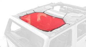 Rugged Ridge - Rugged Ridge Eclipse Sun Shade, Front, Red; 07-18 Jeep Wrangler JK 13579.24 - Image 1