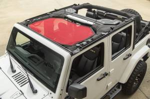 Rugged Ridge - Rugged Ridge Eclipse Sun Shade, Front, Red; 07-18 Jeep Wrangler JK 13579.24 - Image 3