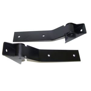 Rugged Ridge Tailgate Hinge Kit, Black; 87-95 Jeep Wrangler YJ 11218.01