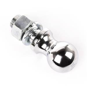 Rugged Ridge - Rugged Ridge Trailer Hitch Ball, 1-7/8 Inch Ball, 1 Inch Diameter Shank, Chrome 11305.04 - Image 1