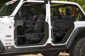Rugged Ridge - Rugged Ridge Fortis Front Tube Doors, 18-21 Jeep Wrangler/Gladiator 11509.13 - Image 3