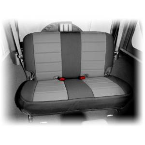 Rugged Ridge - Rugged Ridge Seat Cover, Rear, Neoprene Black/Gray; 07-18 Jeep Wrangler JK 13265.09 - Image 2