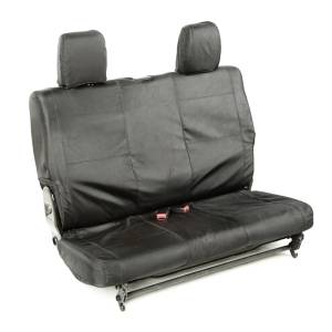 Rugged Ridge - Rugged Ridge Ballistic Seat Cover, Rear, Black; 11-18 Jeep Wrangler JK, 2 Door 13266.07 - Image 1