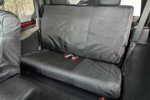 Rugged Ridge - Rugged Ridge Ballistic Seat Cover, Rear, Black; 11-18 Jeep Wrangler JK, 2 Door 13266.07 - Image 3