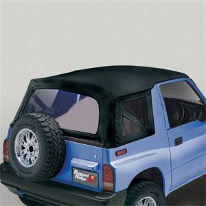 Rugged Ridge - Rugged Ridge Soft Top, Black Denim, Clear Windows; 95-98 Suzuki Sidekicks 53703.15 - Image 2