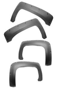 Rugged Ridge All Terrain Fender Flare Kit; 07-11 Chevrolet 1500/2500HD/3500HD 81630.20