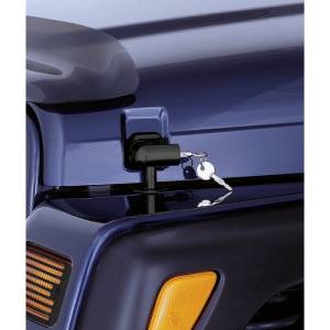 Rugged Ridge Hood Catch Kit, Locking; 97-06 Jeep Wrangler TJ 11210.10