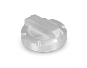 Rugged Ridge - Rugged Ridge Power Steering Reservoir Cap, Billet, Brushed Aluminum; 07-11 Wrangler 11430.01 - Image 1