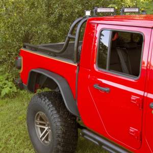 Rugged Ridge - Rugged Ridge Steel Tube Fender Flares; Rear; 07-18 Wrangler JK 11615.47 - Image 3