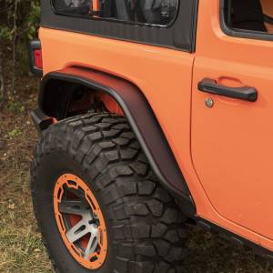 Rugged Ridge - Rugged Ridge HD Steel Tube Fenders, Rear Pair, Black; 18-21 Jeep Wrangler JL 11615.72 - Image 3