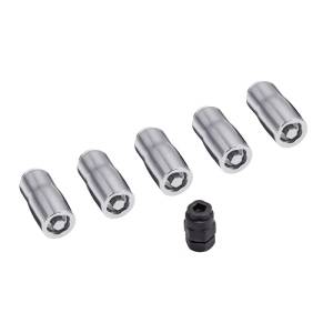 Rugged Ridge - Rugged Ridge Wheel Lock Nut Set, 5 Nuts With Key, Chrome, M14-1.5 16715.31 - Image 2