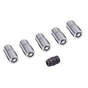 Rugged Ridge - Rugged Ridge Wheel Lock Nut Set, 5 Nuts With Key, Chrome, M14-1.5 16715.31 - Image 3