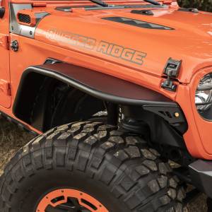 Rugged Ridge - Rugged Ridge HD Steel Tube Fenders, Full Set, Black; 18-21 Jeep Wrangler JL 11615.73 - Image 5