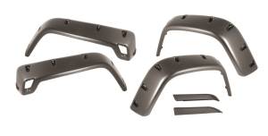 Rugged Ridge All Terrain Fender Flare Kit, 6 inch, 6 Piece; 97-06 Jeep Wrangler TJ 11630.10