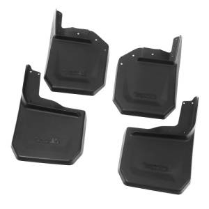 Rugged Ridge Splash Guard Kit, 4 Piece, Black; 07-18 Jeep Wrangler JK 11642.10