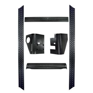 Rugged Ridge Body Armor Kit, 6 Piece; 97-06 Jeep Wrangler TJ 11650.51