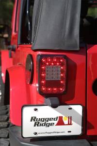 Rugged Ridge - Rugged Ridge Tail Light Kit, LED, Smoke; 07-18 Jeep Wrangler JK 12403.88 - Image 3