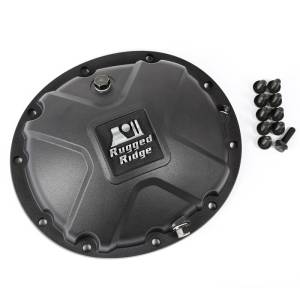 Rugged Ridge - Rugged Ridge Boulder Aluminum Differential Cover, Black, for Dana 35 16595.14 - Image 2