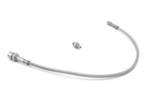 Rugged Ridge - Rugged Ridge Brake Hose Kit, Front, Stainless Steel, Drum; 72-73 Jeep CJ5/CJ6 16734.02 - Image 1