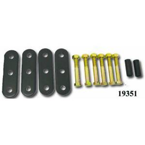 Rugged Ridge - Rugged Ridge Suspension Leaf Spring Shackle Kit, Heavy Duty; 55-75 Jeep CJ 18265.01 - Image 1