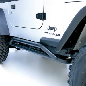 Rugged Ridge - Rugged Ridge RRC Rocker Guard Kit, Black; 87-06 Jeep Wrangler YJ/TJ 11504.11 - Image 2