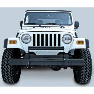 Rugged Ridge - Rugged Ridge Brush Guard, Gloss Black; 97-06 Jeep Wrangler TJ 11511.02 - Image 1