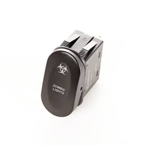 Rugged Ridge - Rugged Ridge Rocker Switch, 2 Position, Zombie Lights, Amber 17235.06 - Image 2