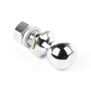 Rugged Ridge - Rugged Ridge Trailer Hitch Ball, 2 Inch Ball, 1 Inch Diameter Shank, Chrome 11305.03 - Image 1