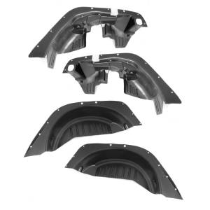 Rugged Ridge Fender Liner Kit, 4 Piece, Inner; 07-18 Jeep Wrangler JK 11620.50