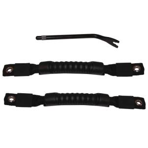 Rugged Ridge - Rugged Ridge This pair of black door pull straps from Rugged Ridge fit 97-06 Jeep Wrangler. 11826.01 - Image 1