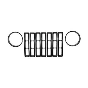 Rugged Ridge - Rugged Ridge Headlight Bezel Kit, Black; 97-06 Jeep Wrangler TJ 12419.23 - Image 4