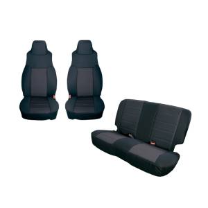 Rugged Ridge - Rugged Ridge Seat Cover Kit, Black; 91-95 Jeep Wrangler YJ 13291.01 - Image 2