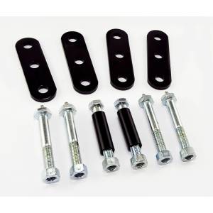 Rugged Ridge Suspension Leaf Spring Shackle Kit, Front, HD, Greaseable; 76-86 CJ 18265.06