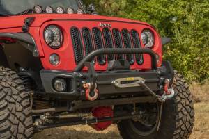 Rugged Ridge - Rugged Ridge Arcus Front Bumper Tube Overrider, Black; 07-18 Jeep Wrangler JK 11549.14 - Image 5