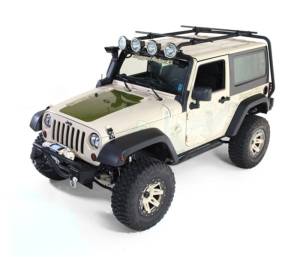 Rugged Ridge Sherpa Roof Rack; 07-18 Jeep Wrangler JK, 2 Door 11703.01
