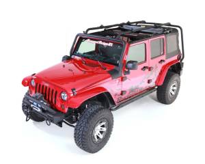 Rugged Ridge Sherpa Roof Rack; 07-18 Jeep Wrangler JKU, 4 Door 11703.02