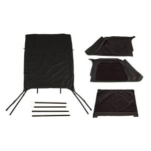 Rugged Ridge Montana Soft Top, Bowless, Black Diamond; 04-06 Jeep Wrangler LJ 13790.34