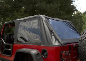 Rugged Ridge - Rugged Ridge Montana Soft Top, Bowless, Black Diamond; 04-06 Jeep Wrangler LJ 13790.34 - Image 4