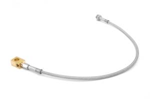 Rugged Ridge - Rugged Ridge Brake Hose Kit, Rear, Braided Stainless Steel; 72-75 Jeep CJ 16735.03 - Image 1