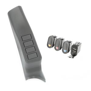 Rugged Ridge - Rugged Ridge Switch Pod Kit, A-Pillar, 3 Switch, Dual USB Connector; 07-10 Wrangler 17235.88 - Image 2