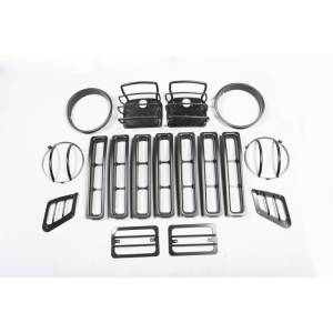 Rugged Ridge - Rugged Ridge Euro Guard Kit, Black, 17 Piece; 97-06 Jeep Wrangler TJ 12495.03 - Image 2