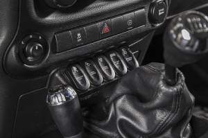 Rugged Ridge - Rugged Ridge Switch Panel Kit; Lower, 5 Etched Switches; 11-18 Jeep Wrangler JK 17235.73 - Image 3