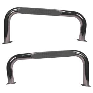 Rugged Ridge - Rugged Ridge Tube Side Step, Stainless Steel; 76-86 Jeep CJ 11522.03 - Image 2