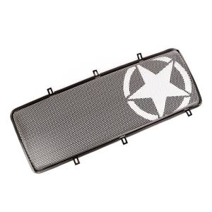 Rugged Ridge - Rugged Ridge Spartan Grille Insert, Military Star; 07-18 Jeep Wrangler JK 12034.21 - Image 1