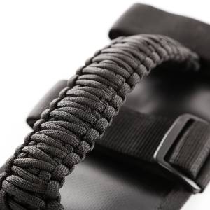 Rugged Ridge - Rugged Ridge Grab Handle Kit, Paracord, Black/Black; 55-21 Jeep CJ/Wrangler/Gladiator 13505.30 - Image 6