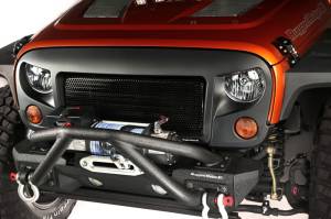 Rugged Ridge - Rugged Ridge Spartan Grille, Satin Black; 07-18 Jeep Wrangler JK 12034.01 - Image 3